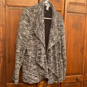 Never worn XL Black and Cream colored Jacket